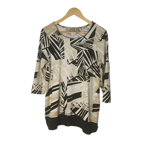 Chico’s Abstract Print Blouse - Picture 1 of 7
